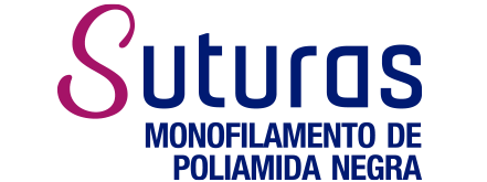 Suturas medicaline monofilamento de poliamida negra